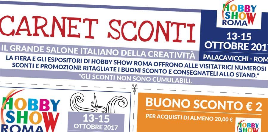 HS Roma – Online il Carnet Sconti per l’edizione Autunno 2017