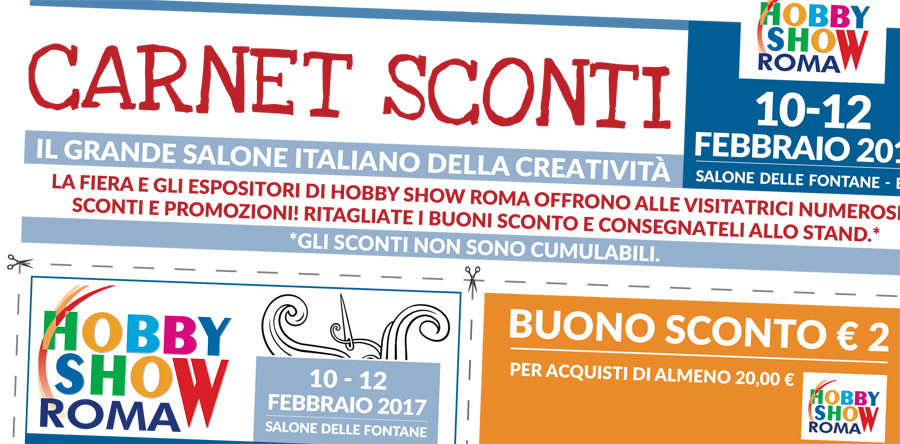 HS Milano – Risparmia 2 euro sui tuoi acquisti in fiera! Torna il Carnet Sconti