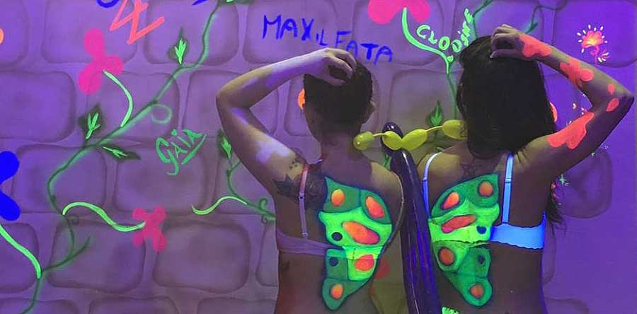 Dal body painting al fluo… L’aerografia torna a essere protagonista a HS Milano