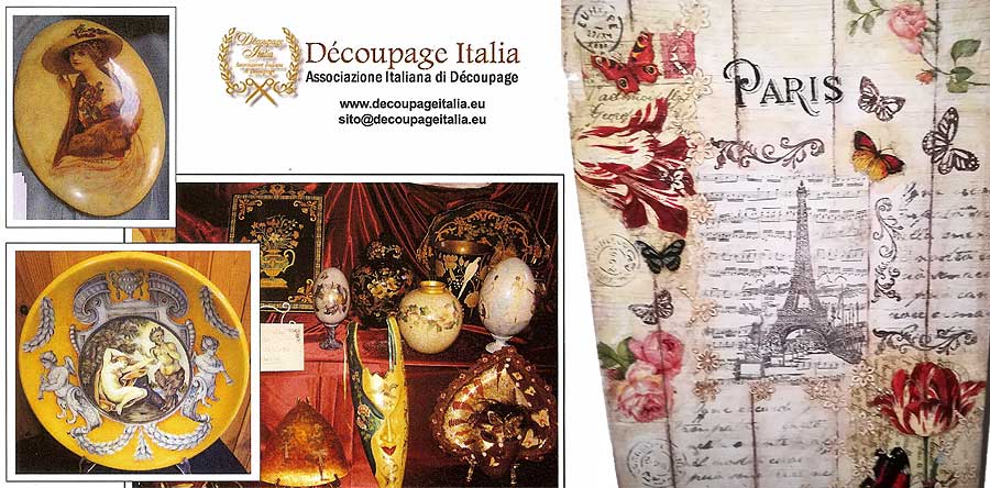 HS Roma – Tutti découpeur con i corsi di Découpage Italia