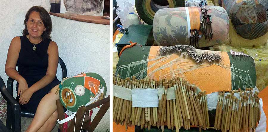 Torna a HS Roma il tombolo aquilano di Simona Iannini