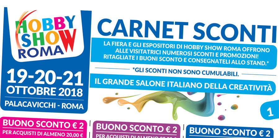 HS Roma- Online il Carnet Sconti per l’edizione Autunno 2018